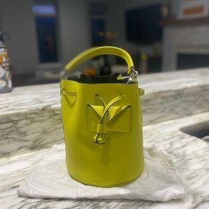 Marc Jacobs Lime Green Bucket Bag